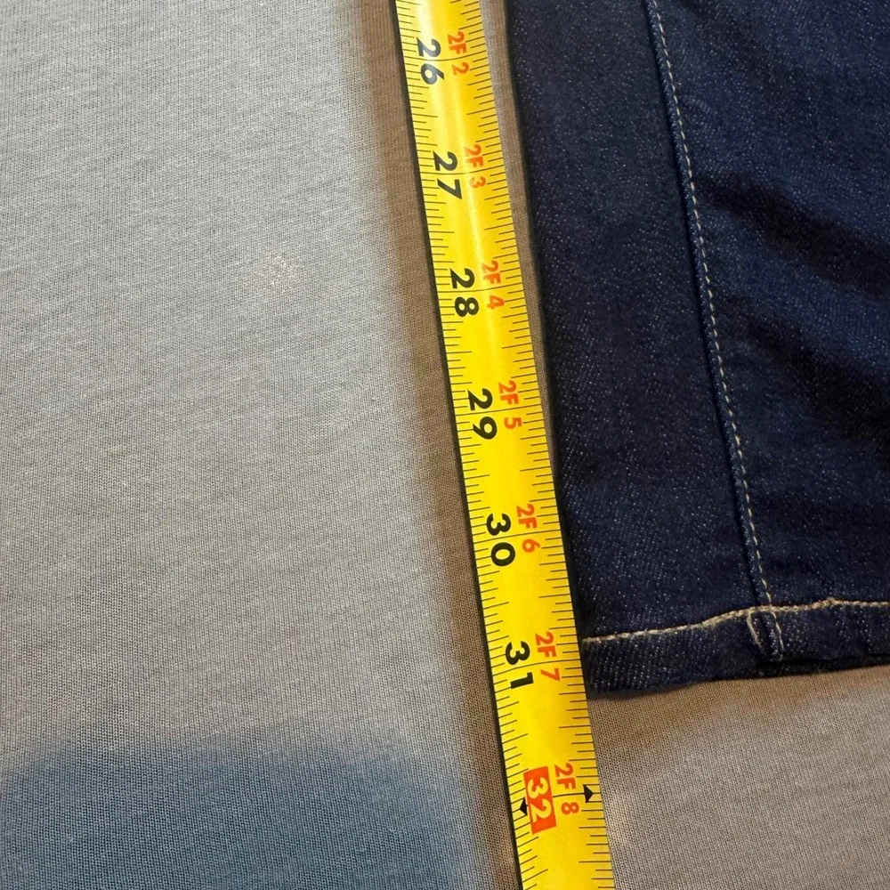 Paige Jimmy Skinny Jeans Dark Indigo Blue‎ Denim Womens Size 27 low Rise